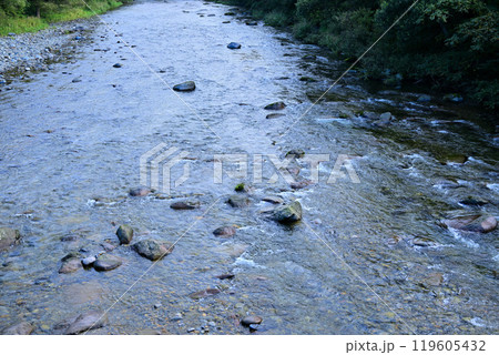 利根川の風景　上牧夢のブリッジからの眺め　　 119605432