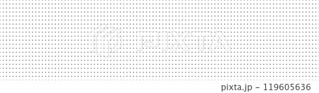 Seamless dot grid pattern with notebook texture. Geometric background for bullet journal. Flat vector illustration isolated on white background. 119605636