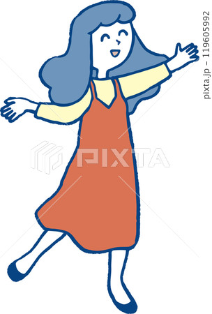 踊る女性 119605992