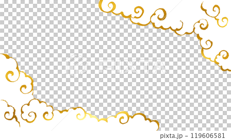 金筆日式、中式旋雲背景框 金筆日式、中式旋雲背景框 119606581
