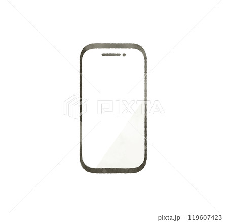 スマートフォン-水彩 スマートフォン-水彩 119607423
