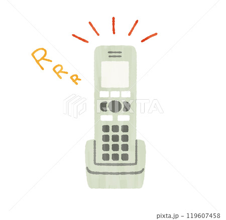着信中の電話の子機-ガッシュ 119607458