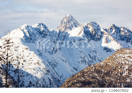 Alps mountains near Simplon Pass 119607602