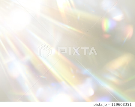 キラキラしたオーロラフレアスペクトル背景 119608351