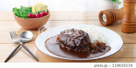 ハンバーグカレー 119610139