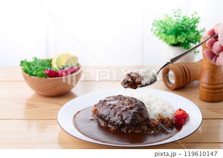 ハンバーグカレー 119610147