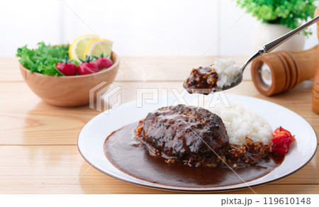 ハンバーグカレー 119610148