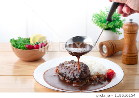 ハンバーグカレー 119610154