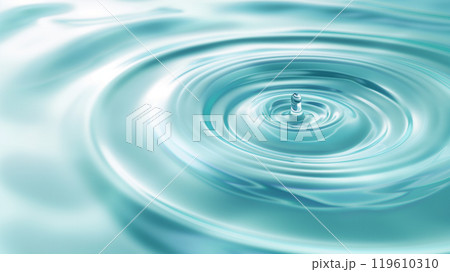 シンプルな波紋デザイン シンプルな波紋デザイン 119610310