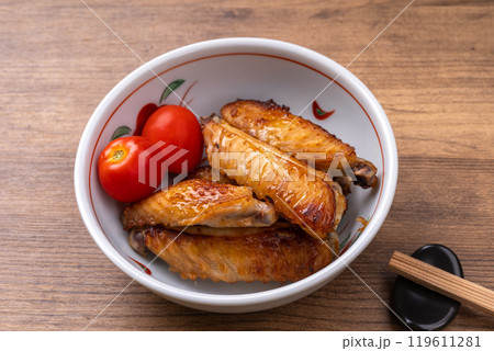 手羽中の醤油こうじ漬けオーブン焼き 手羽中の醤油こうじ漬けオーブン焼き 119611281