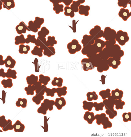綺麗な和柄の背景素材。Beautiful Japanese pattern background m 119611384