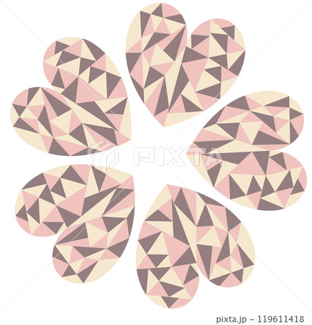 綺麗な和柄の背景素材。Beautiful Japanese pattern background m 119611418