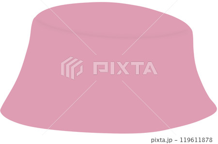 pink hat isolated on white background pink hat isolated on white background 119611878