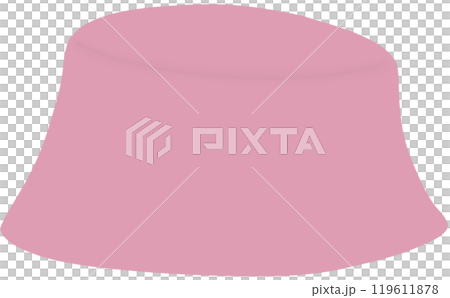 pink hat isolated on white background pink hat isolated on white background 119611878