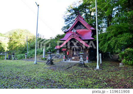 子持神社　境内　みなかみ町上牧　県指定重要文化財 119611908