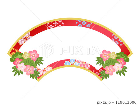 和柄の背景 119612006