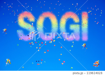 青空に浮かぶSOGIの雲 青空に浮かぶSOGIの雲 119614028