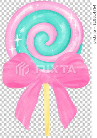 Colorful Swirl Lollipop with Pink Bow Preppy Christmas Colorful Swirl Lollipop with Pink Bow Preppy Christmas 119614764