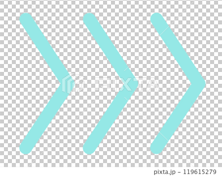 簡單直三角箭頭(淺藍色) 簡單直三角箭頭(淺藍色) 119615279