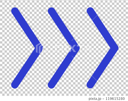 Simple straight triangular arrow (blue) 119615280