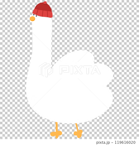 Cute Duck With Red Hat Cartoon Duck Funny Character Duck Costume Duck Meme Cute Duck With Red Hat Cartoon Duck Funny Character Duck Costume Duck Meme 119616020