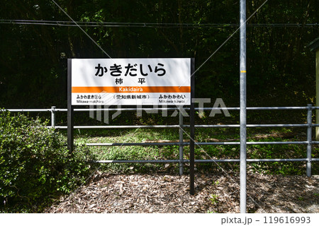 駅名標　飯田線「かきだいら」 119616993