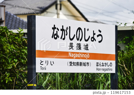 駅名標 飯田線「ながしのじょう」 駅名標 飯田線「ながしのじょう」 119617153
