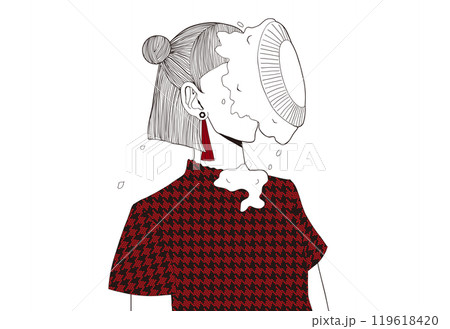 パイ投げされる女の子 パイ投げされる女の子 119618420