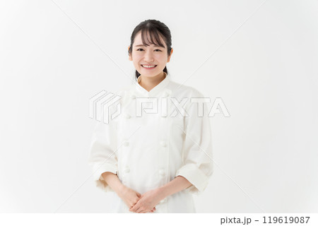 コックコートの女性 コックコートの女性 119619087