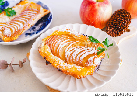 手作りアップルパイ 119619610