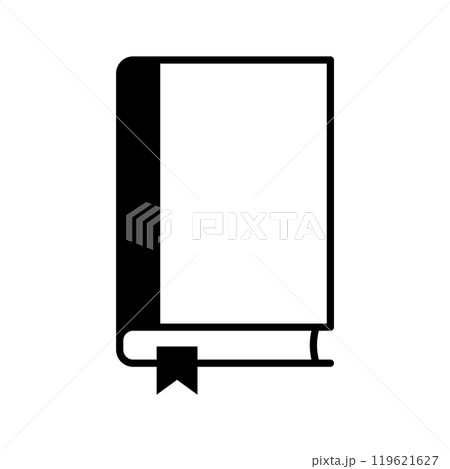 Book icon. Notebook on white background. Book icon. Notebook on white background. 119621627