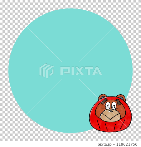 熊だるま コピースペース 119621750