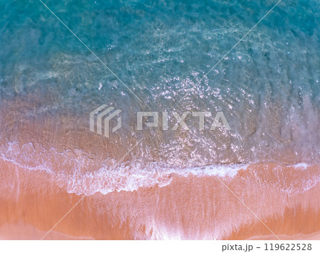 Top view waves background, Natural background photo sea texture with waves soft focus Top view waves background, Natural background photo sea texture with waves soft focus 119622528