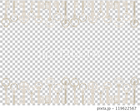 Antique key frame Antique key frame 119622567