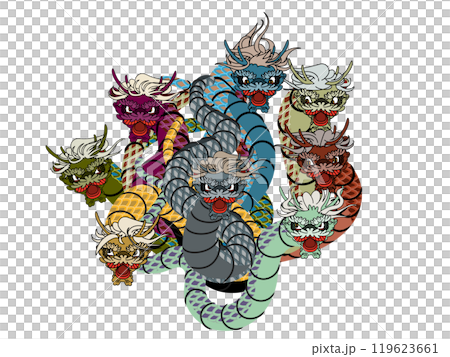 Yamata no Orochi horizontal line Yamata no Orochi horizontal line 119623661