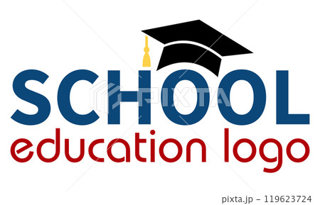 education logo for university college school and your business or company vector illustration 119623724