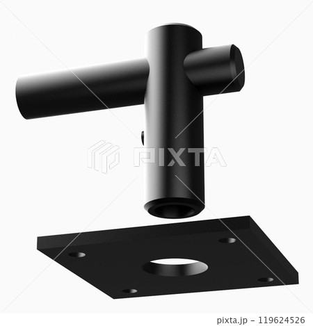 Object photo shoot of black metal door handles. Object photo shoot of black metal door handles. 119624526