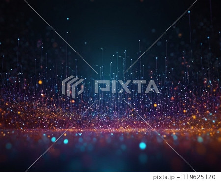 abstract bokeh background with glowing particles abstract bokeh background with glowing particles 119625120
