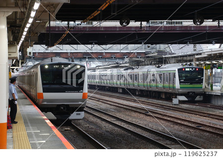 八王子駅に到着する中央線大月行・横浜線E233系電車 119625237