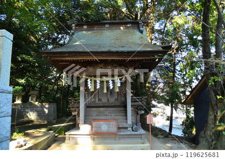 茨城県日立市十王町に鎮座する艫神社の境内社 船見山天満宮 茨城県日立市十王町に鎮座する艫神社の境内社 船見山天満宮 119625681