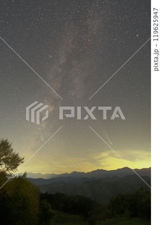 天の川と紫金山・アトラス彗星のコラボレーション 天の川と紫金山・アトラス彗星のコラボレーション 119625947
