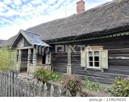 Farmhouse at the Ethnographic Open-Air Museum of Lithuania in Kaunas. 119626020