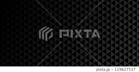 Textured black background featuring a geometric pattern of triangles. Vector illustration Textured black background featuring a geometric pattern of triangles. Vector illustration 119627537