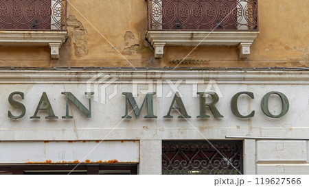 Sign San Marco Sign San Marco 119627566