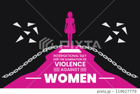 International day for the elimination of violence against women. Vector illustration of white ribbon symbol of violence against women. Suitable for banners, web, social media, greeting cards etc International day for the elimination of violence against women. Vector illustration of white ribbon symbol of violence against women. Suitable for banners, web, social media, greeting cards etc 119627779