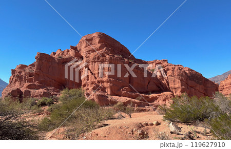 Beautiful landscape with very attractive rock formations, Salta,Arg Beautiful landscape with very attractive rock formations, Salta,Arg 119627910