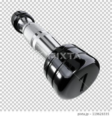Round Chrome Dumbbell with number 1, weightlifting gym equipment wide angle view Round Chrome Dumbbell with number 1, weightlifting gym equipment wide angle view 119628335