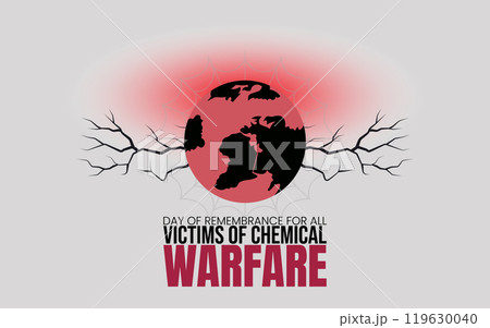 Day of Remembrance for All Victims of Chemical Warfare. smart design, Holiday concept. Template for background, banner, card, poster  119630040