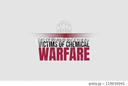 Day of Remembrance for All Victims of Chemical Warfare. smart design, Holiday concept. Template for background, banner, card, poster  119630041