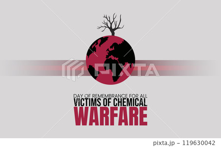 Day of Remembrance for All Victims of Chemical Warfare. smart design, Holiday concept. Template for background, banner, card, poster  119630042